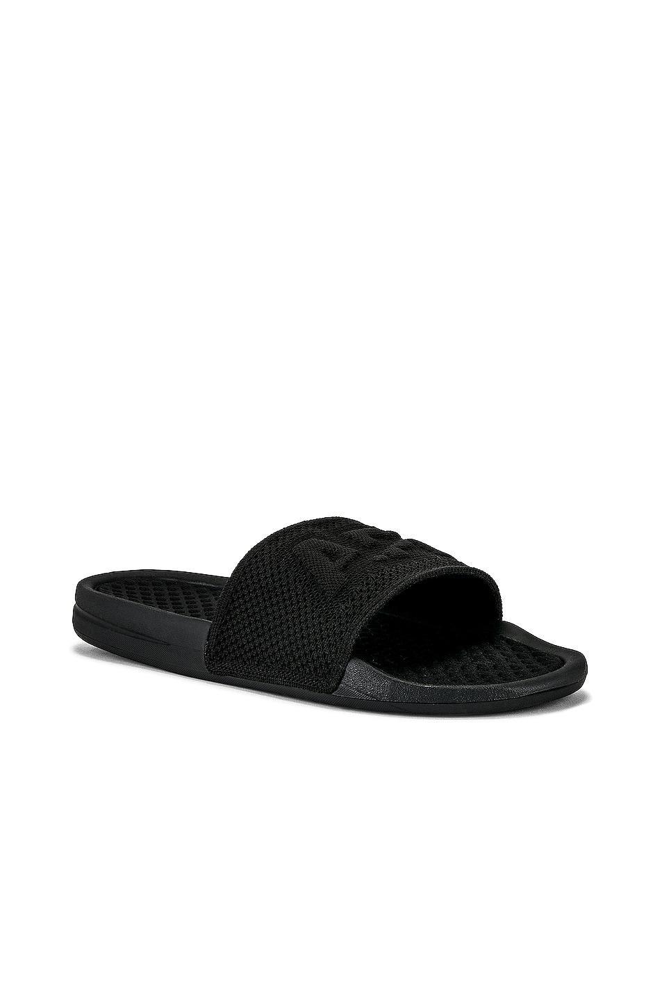 APL: Athletic Propulsion Labs Big Logo Techloom Slide in Black - Black. Size 8 (also in ). Product Image