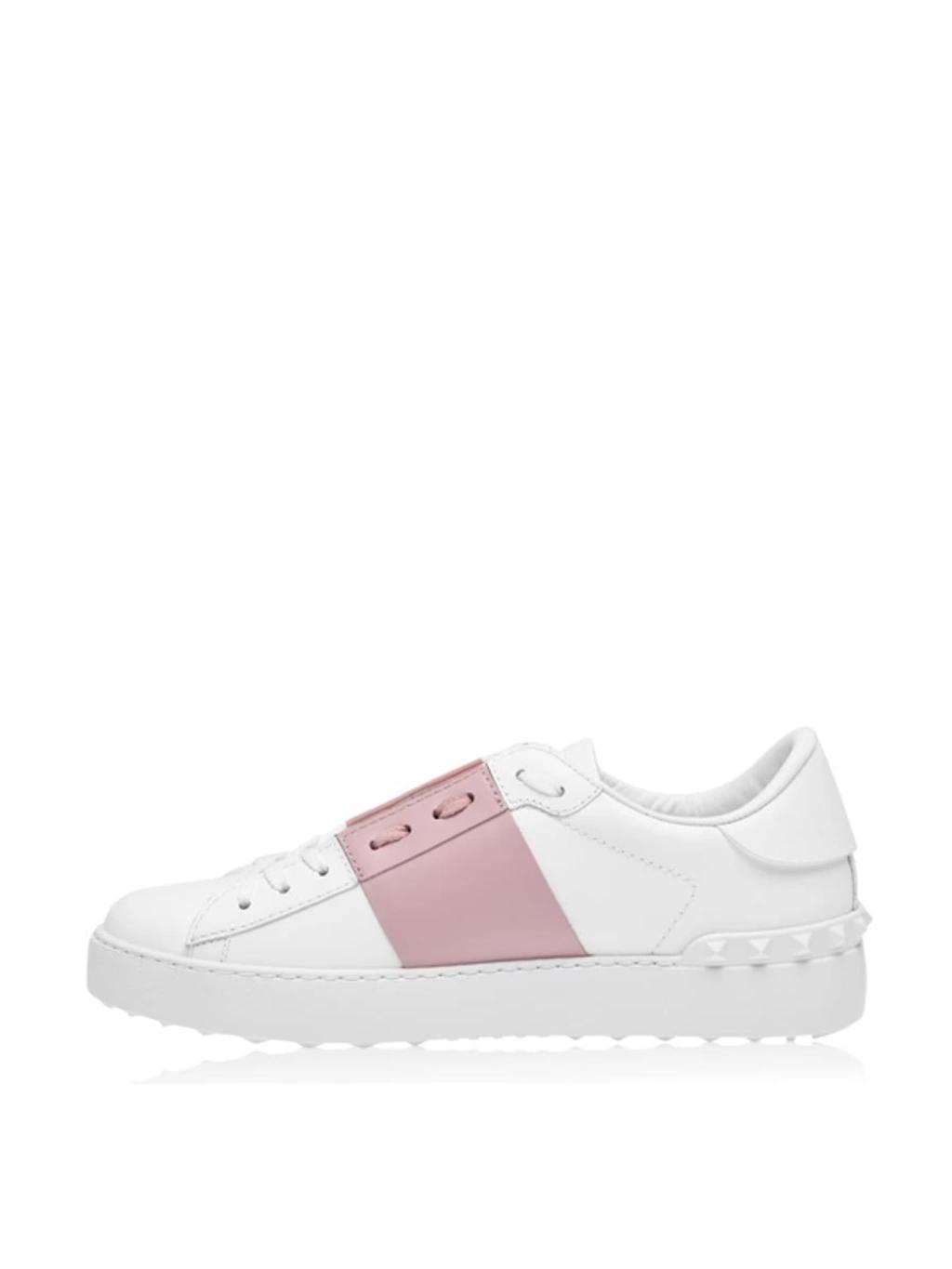 Open Sneaker In White,water Rose Product Image