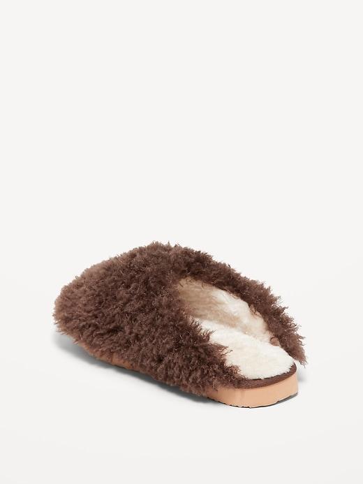 Faux Fur Mule Slippers for Women Product Image