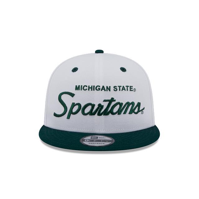 Michigan State Spartans College Vault Script 9FIFTY Snapback Hat Male Product Image