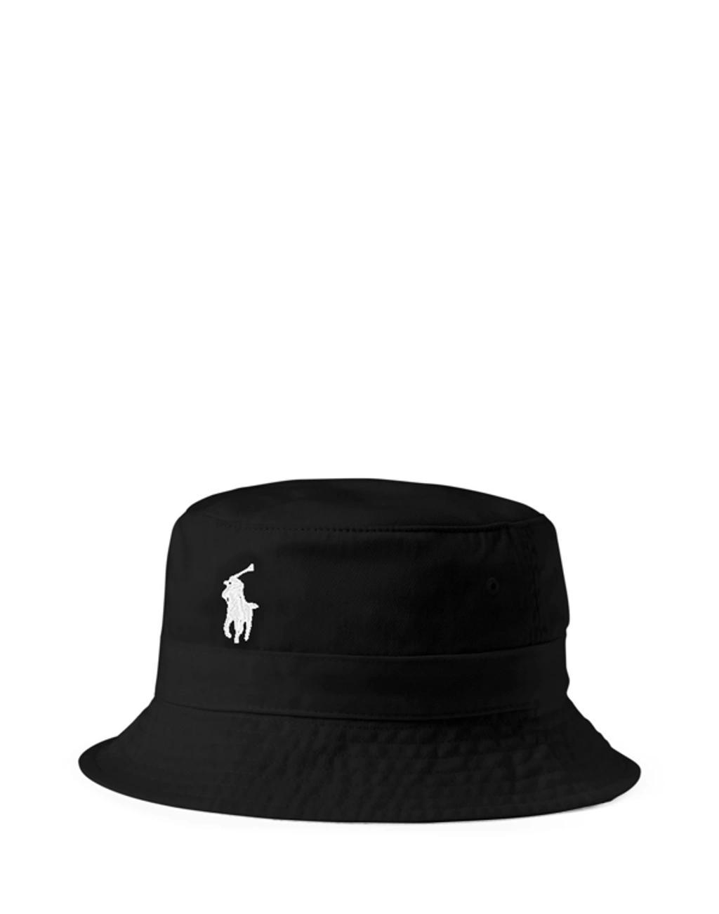 POLO RALPH LAUREN Men's Cotton Chino Bucket Hat In Polo Black Product Image