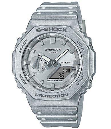 G-Shock Mens Ana-Digi Silver Resin Strap Watch Product Image