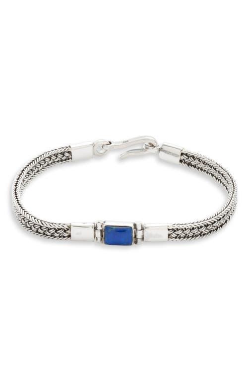 Caputo & Co. Mens Artisan Lapis Lazuli Cabochon Sterling Silver Bracelet at Nordstrom Product Image