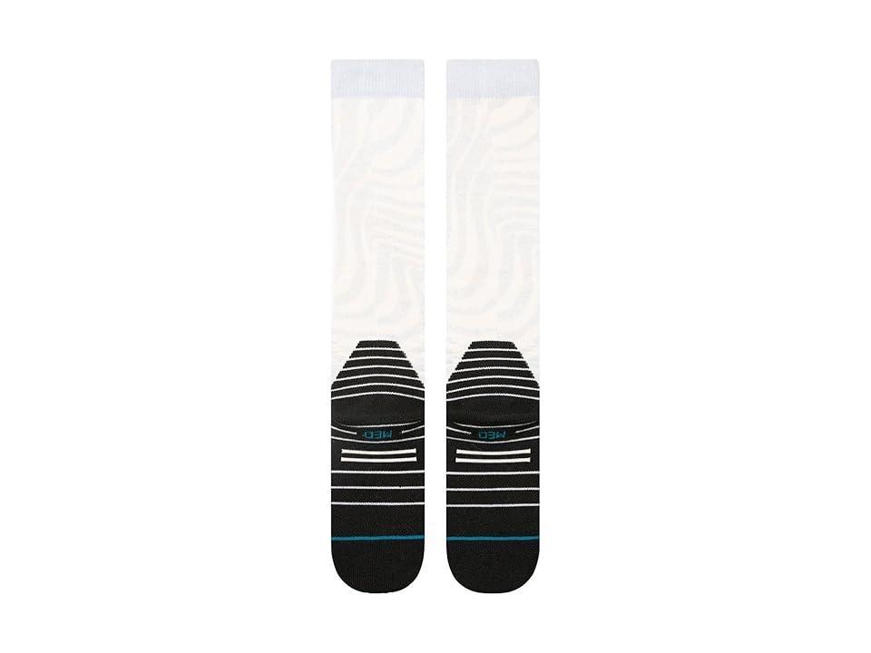 Stance Directions Mid Poly Snow (Grey) Women's Crew Cut Socks Shoes Product Image