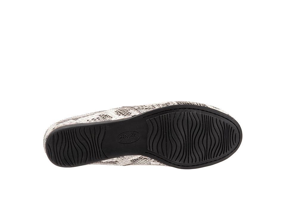 SoftWalk Sandy (Black/White Snake) Women's Shoes Product Image