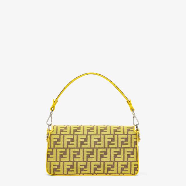 BaguetteFendi x FRGMT yellow FF fabric bag Product Image