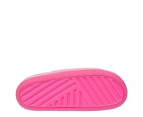 Nike Womens Nike Calm Slide SE - Womens Shoes Hyper Pink/Hyper Pink Product Image