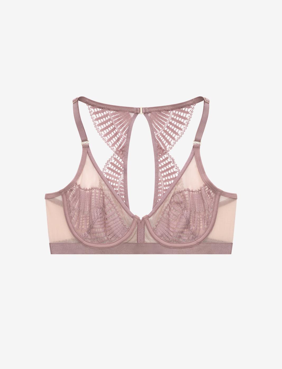 Fleur Lace Unlined Racerback Bra Product Image