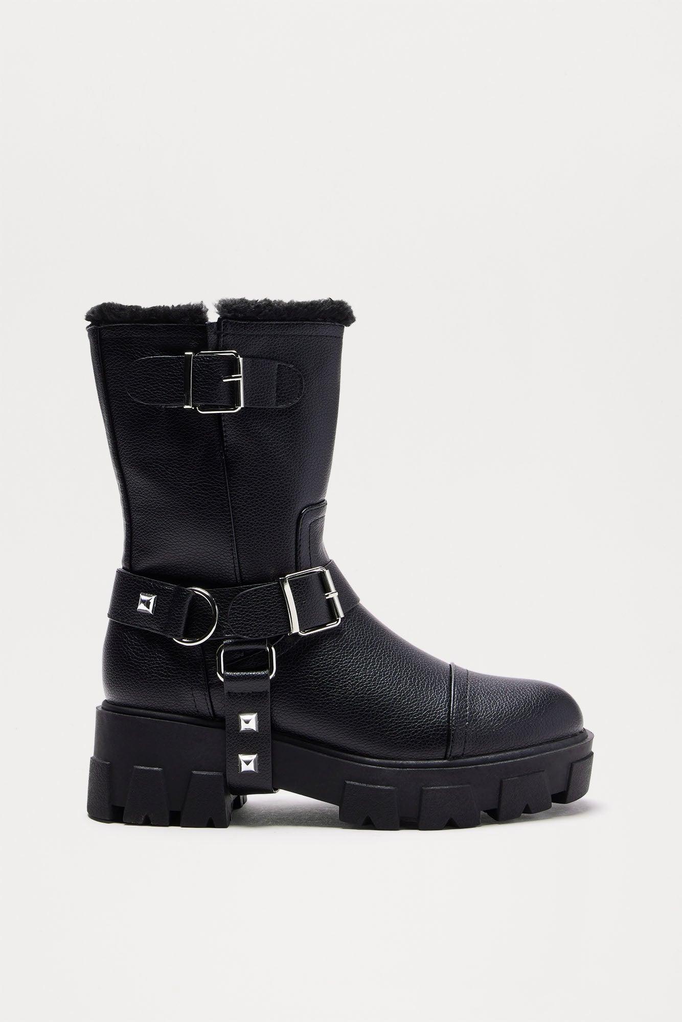 Logan Moto Booties - Black Product Image