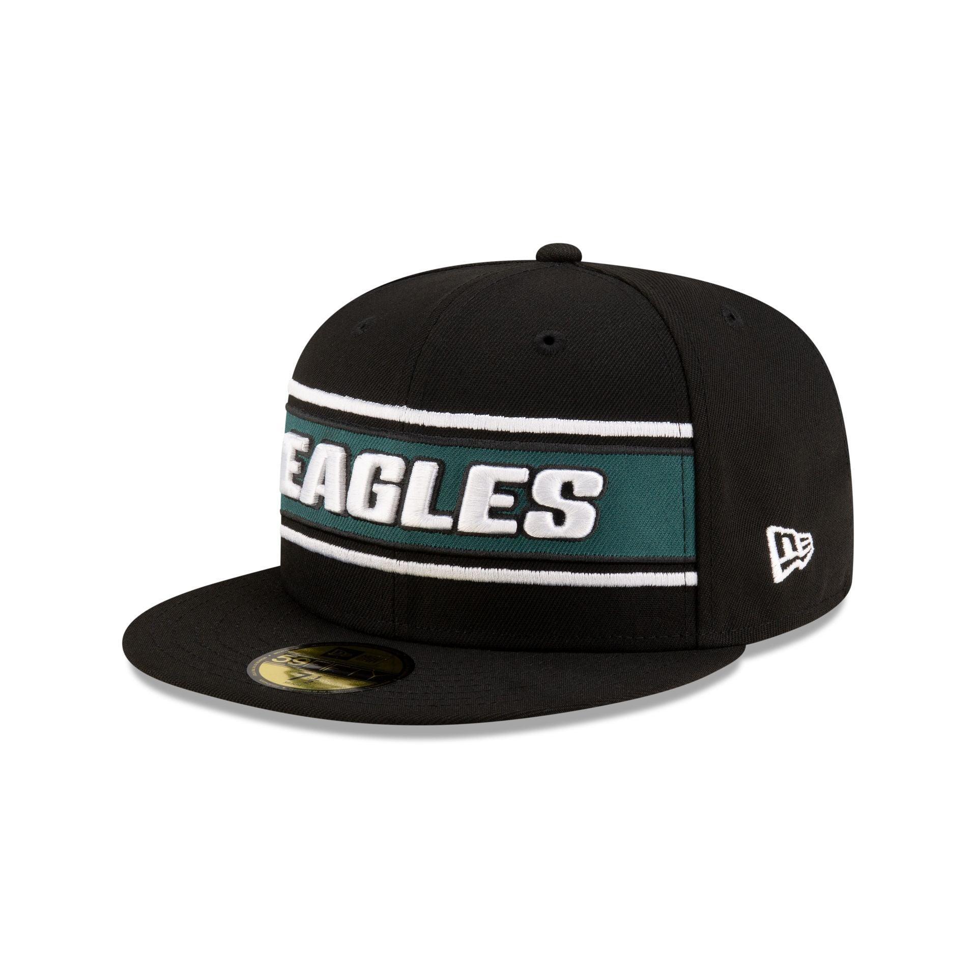 Philadelphia Eagles 2024 Sideline Black 59FIFTY Fitted Hat Male Product Image