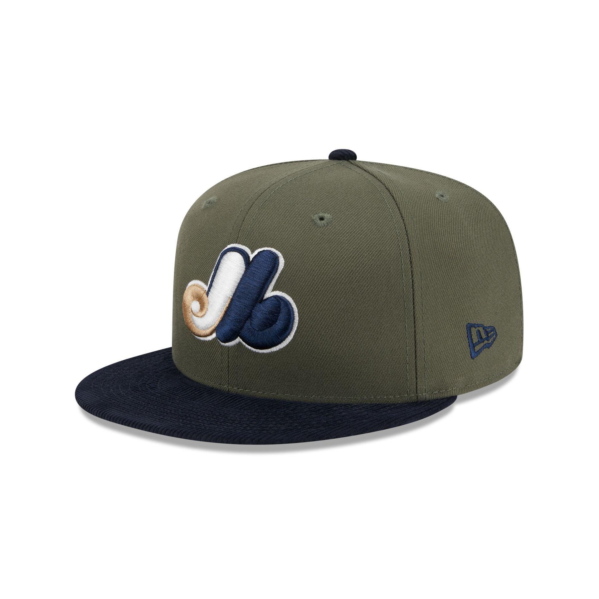 Montreal Expos Olive Green 59FIFTY Fitted Hat Male Product Image