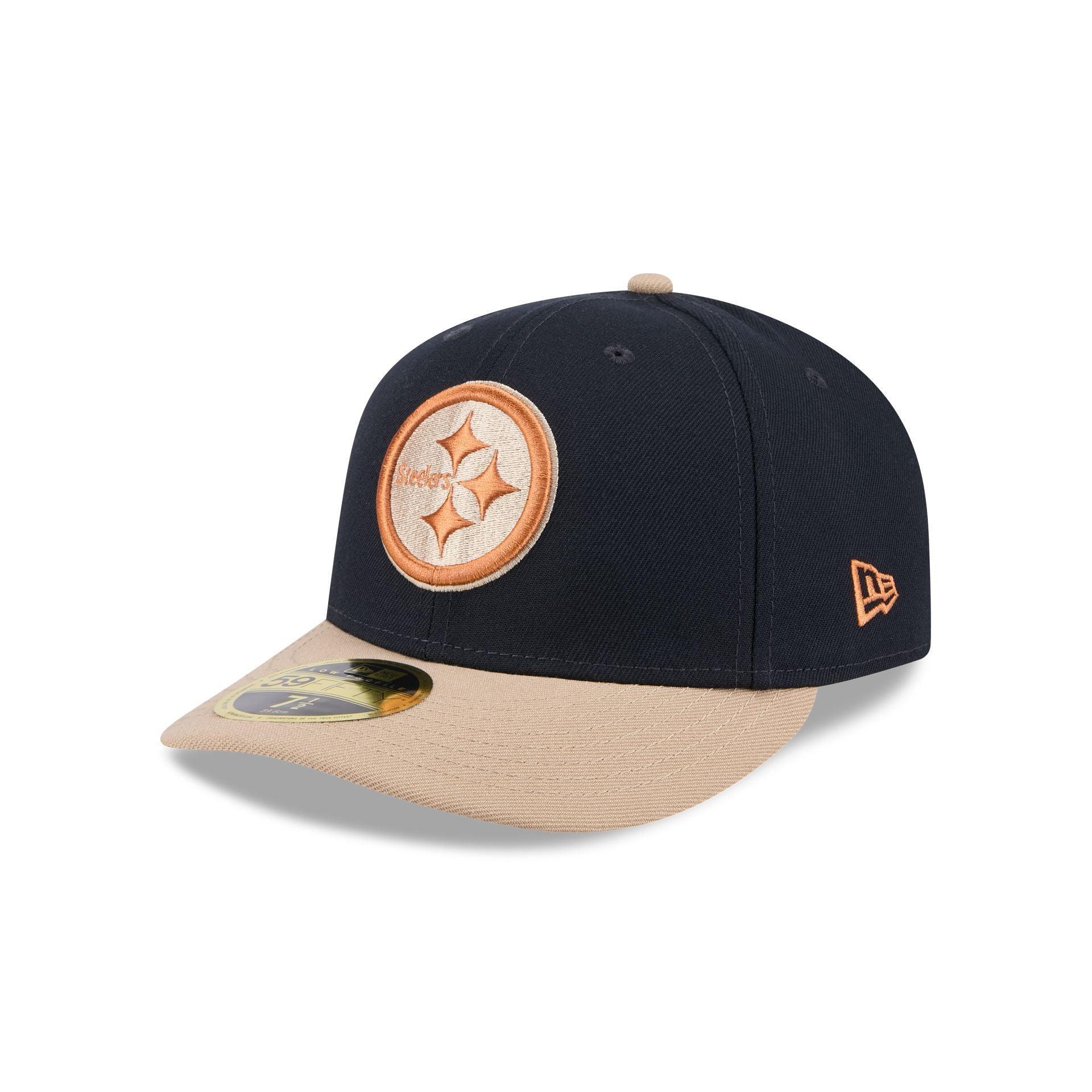 Pittsburgh Steelers Blue Ivory Low Profile 59FIFTY Fitted Hat Male Product Image