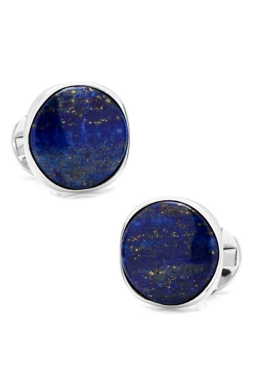 Lapis Sterling Silver Cuff Links Product Image