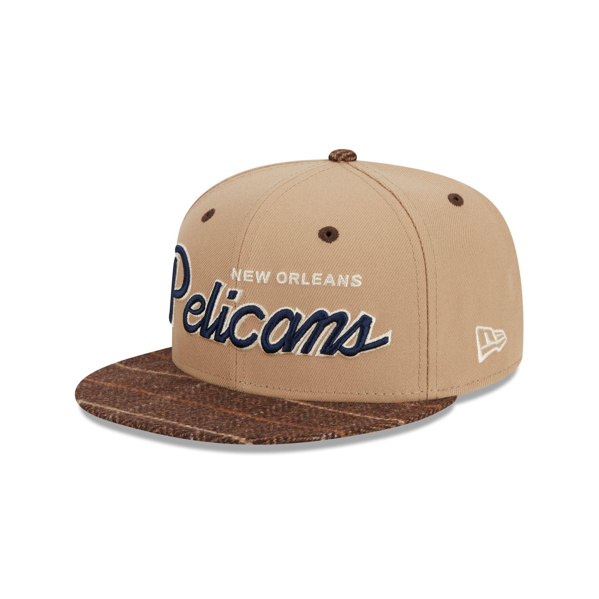 New Orleans Pelicans Traditional Check 9FIFTY Snapback Hat Male Product Image