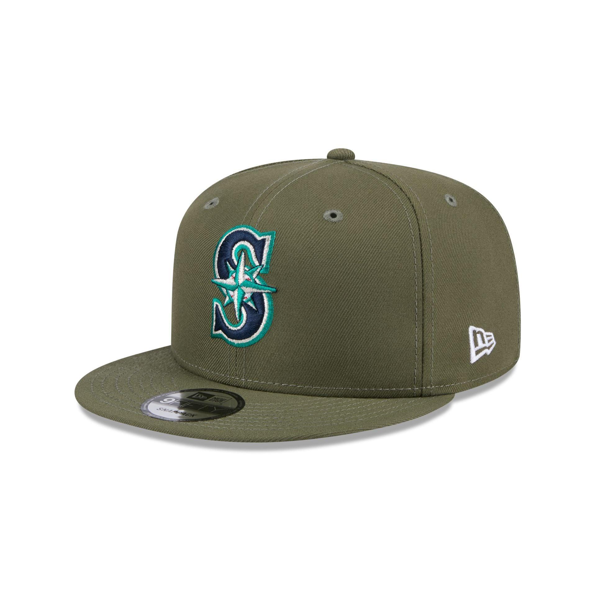 Seattle Mariners Olive 9FIFTY Snapback Hat Male Product Image