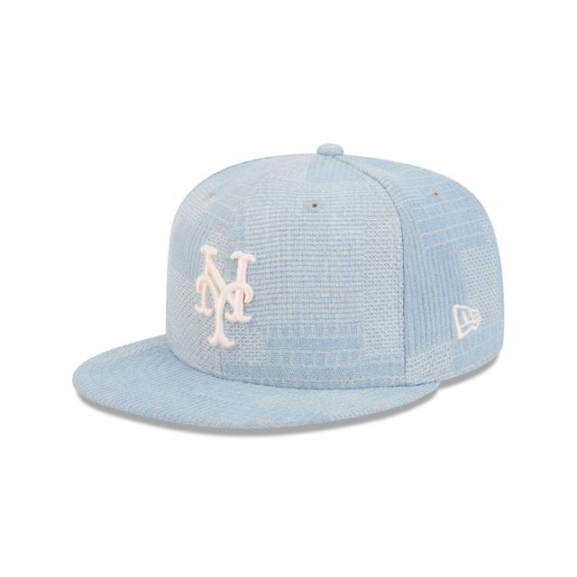 New York Mets Denim Patchwork 9FIFTY Snapback Hat Male Product Image