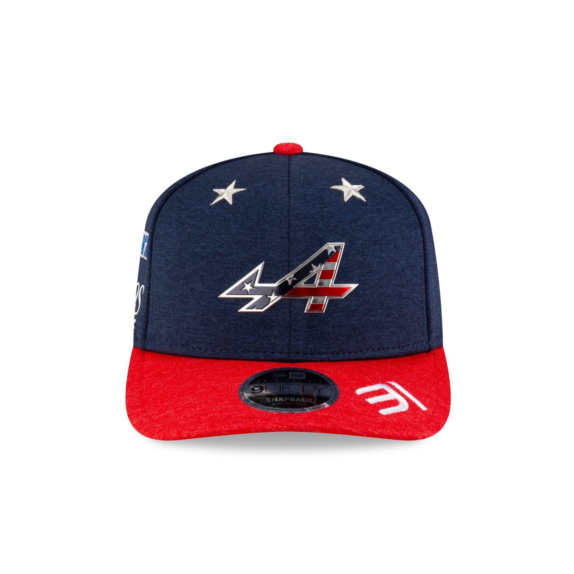 BWT Alpine F1 Team 2024 Vegas Race Special Ocon 9FIFTY Pre-Curve Snapback Hat Male Product Image