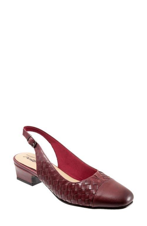 Trotters Dea Woven Slingback Pump Product Image