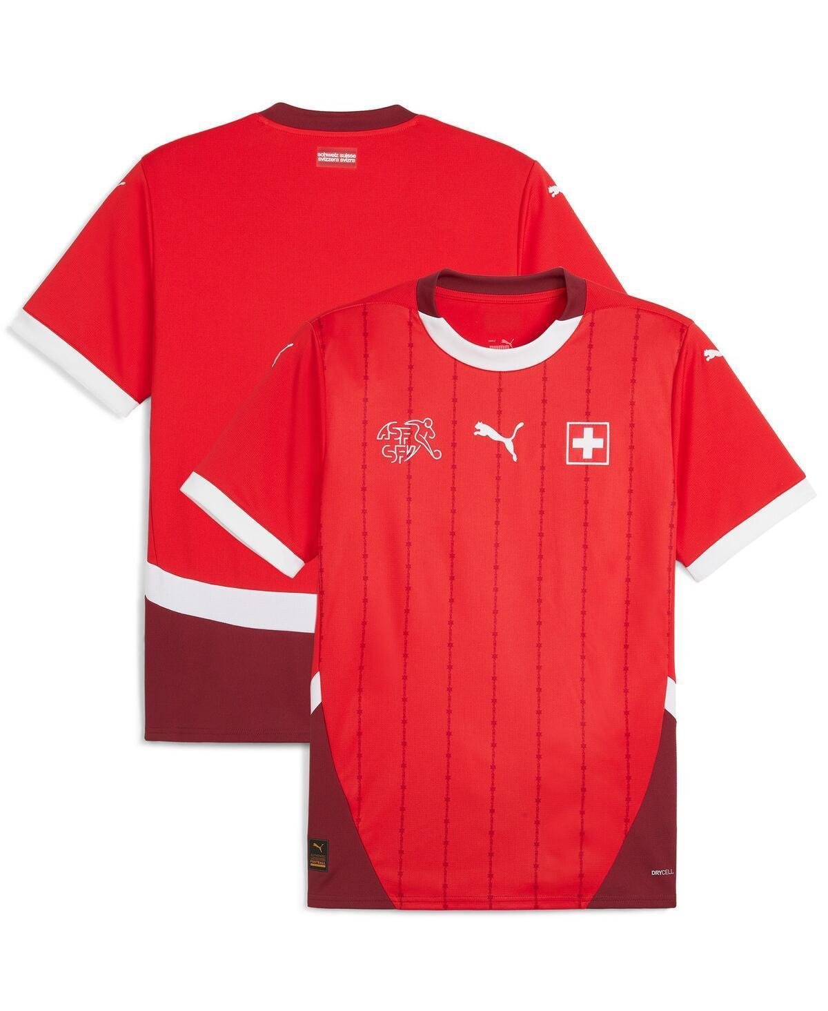 Puma Mens Red Switzerland National Team 2024 Home Replica Jersey - Red Product Image