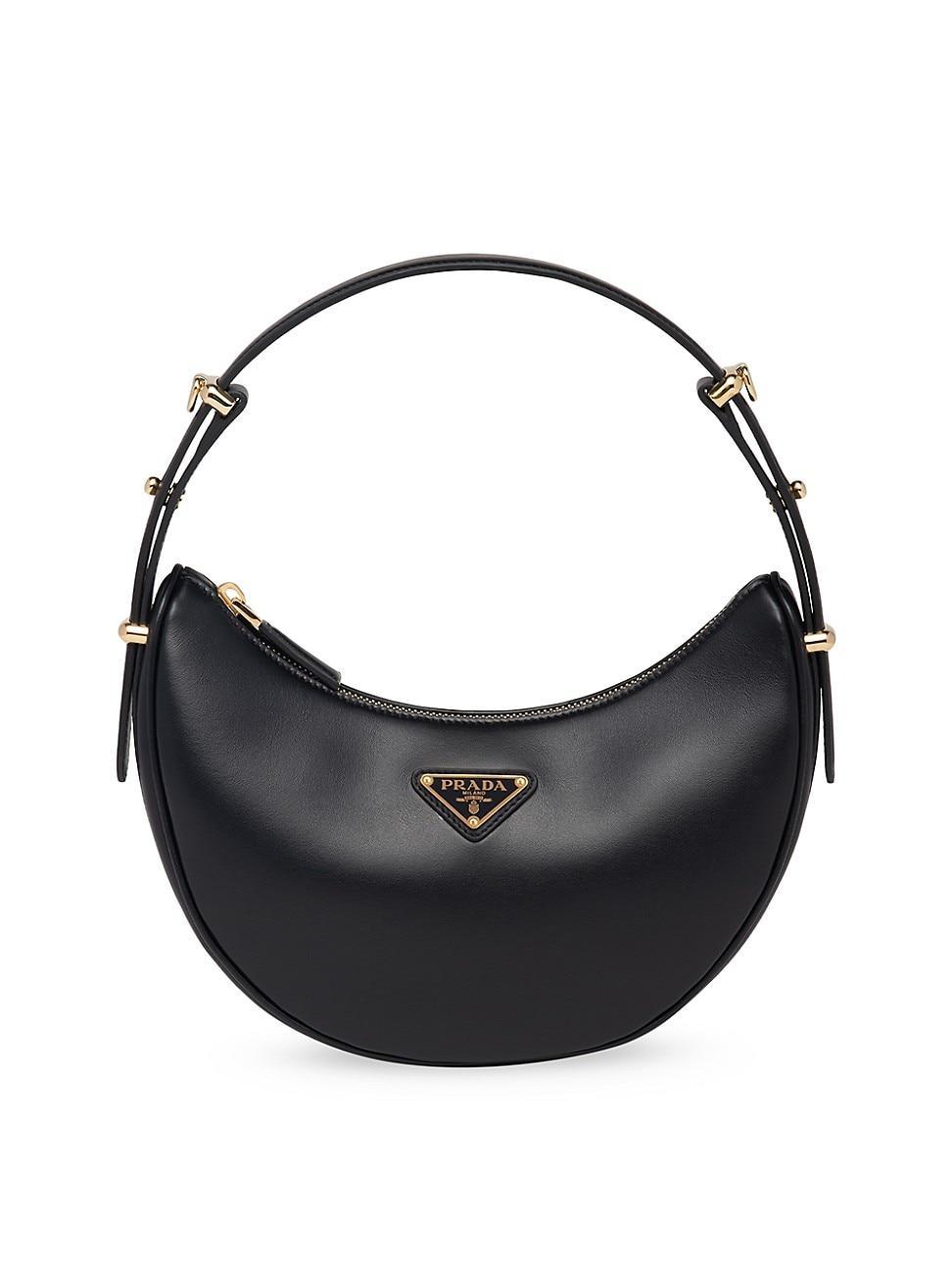 Womens Arqu Leather Shoulder Bag Product Image