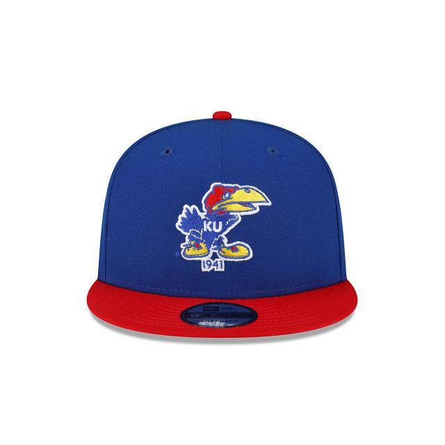 Kansas Jayhawks College Vault 9FIFTY Snapback Hat Male Product Image