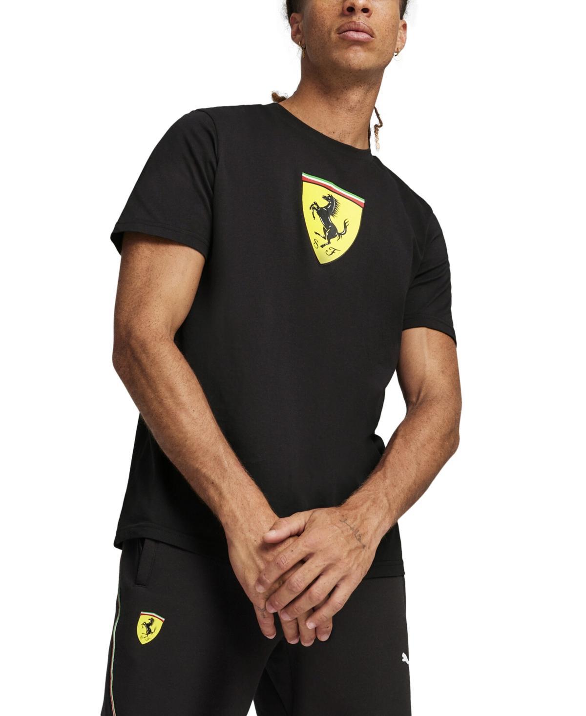 Men's Ferrari Race Big Shield Short Sleeve Graphic T-Shirt Product Image