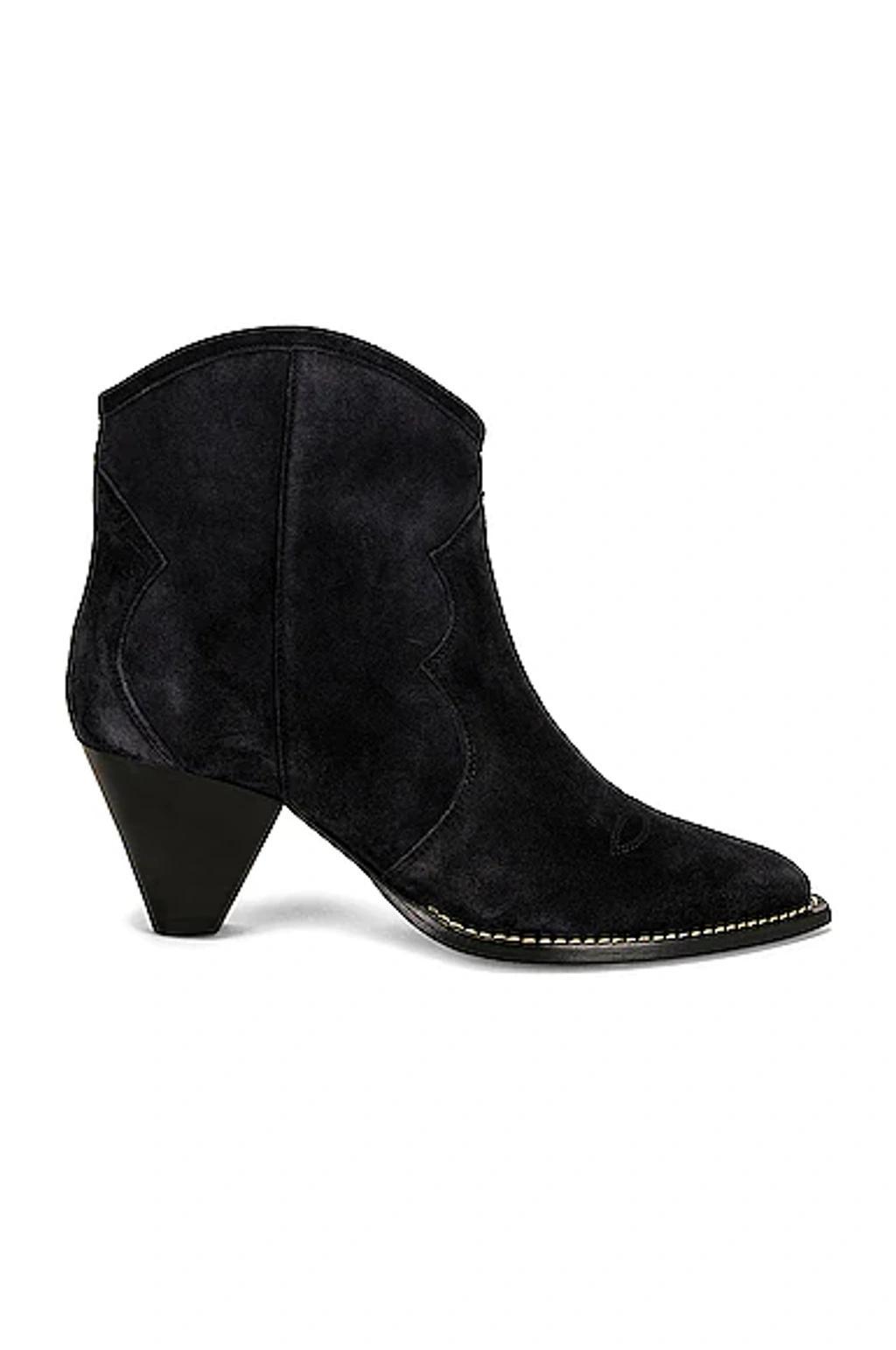 ISABEL MARANT Darizo Suede Ankle Boots In Blue Product Image