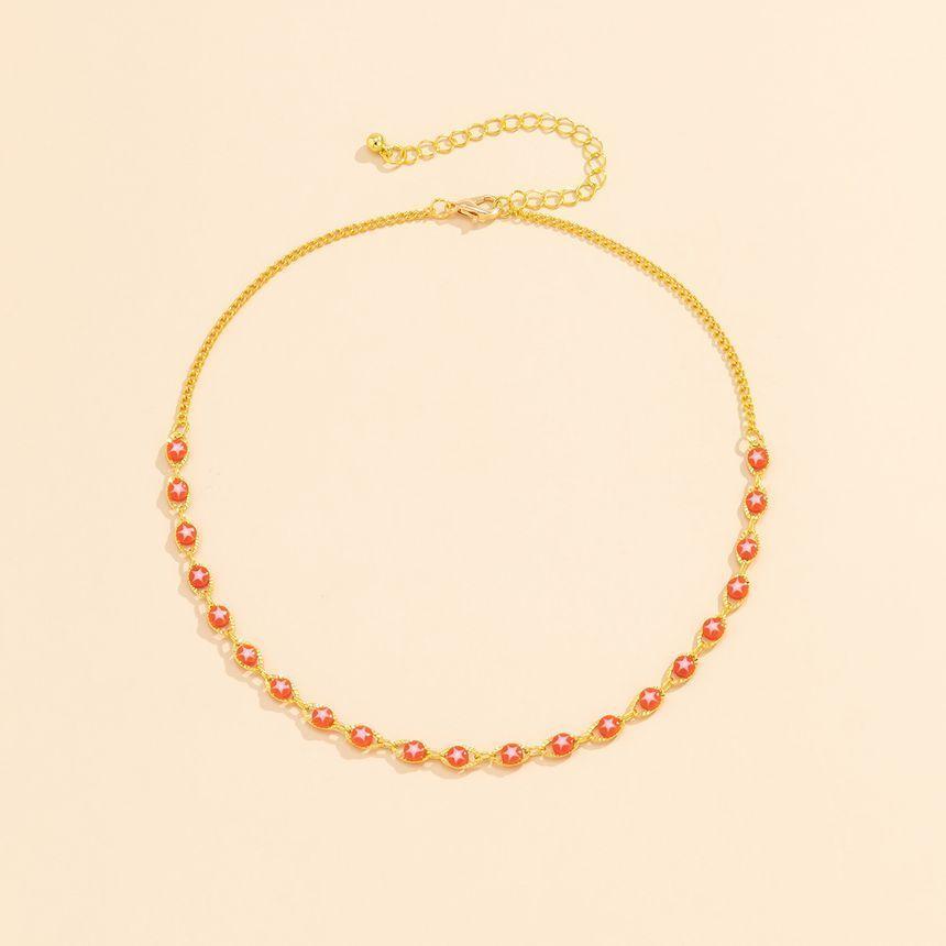 Acrylic Bead Alloy Necklace Product Image