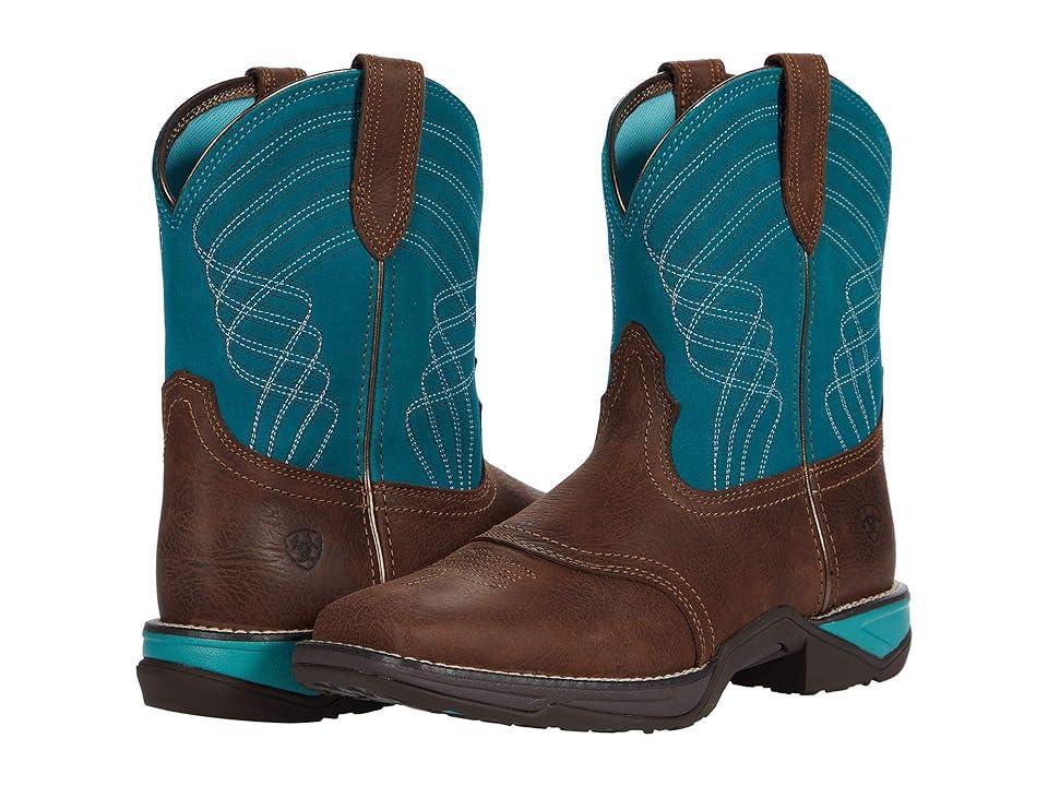 Ariat Anthem Shortie (Dark Cottage/Turquoise) Women's Shoes Product Image