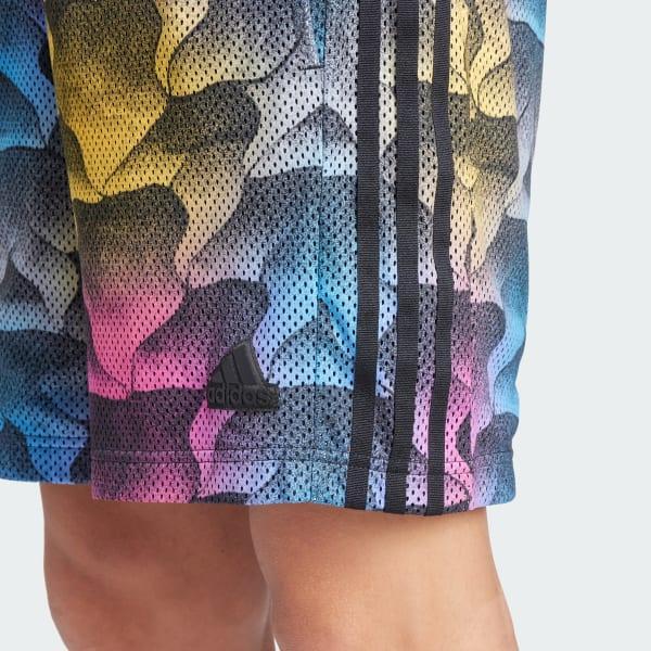 Tiro Allover Print Mesh Shorts Product Image