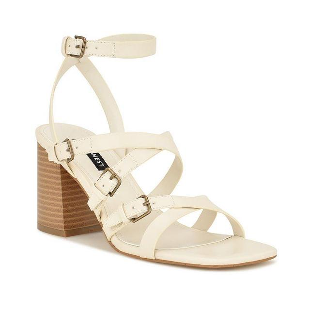 Nine West Karrly 1 (Cream) Women's Sandals Product Image