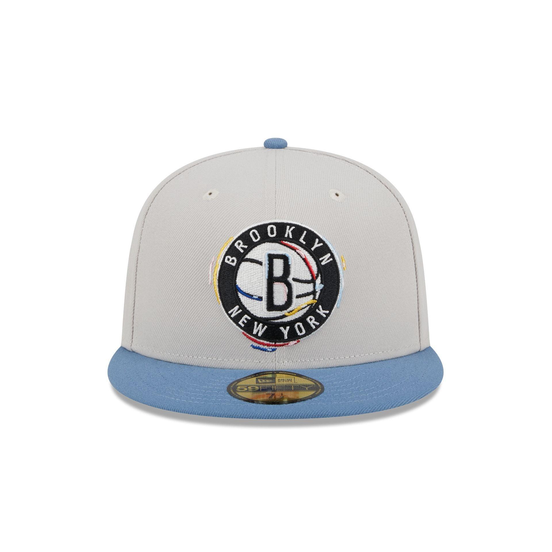 Brooklyn Nets Color Brush 59FIFTY Fitted Hat Male Product Image