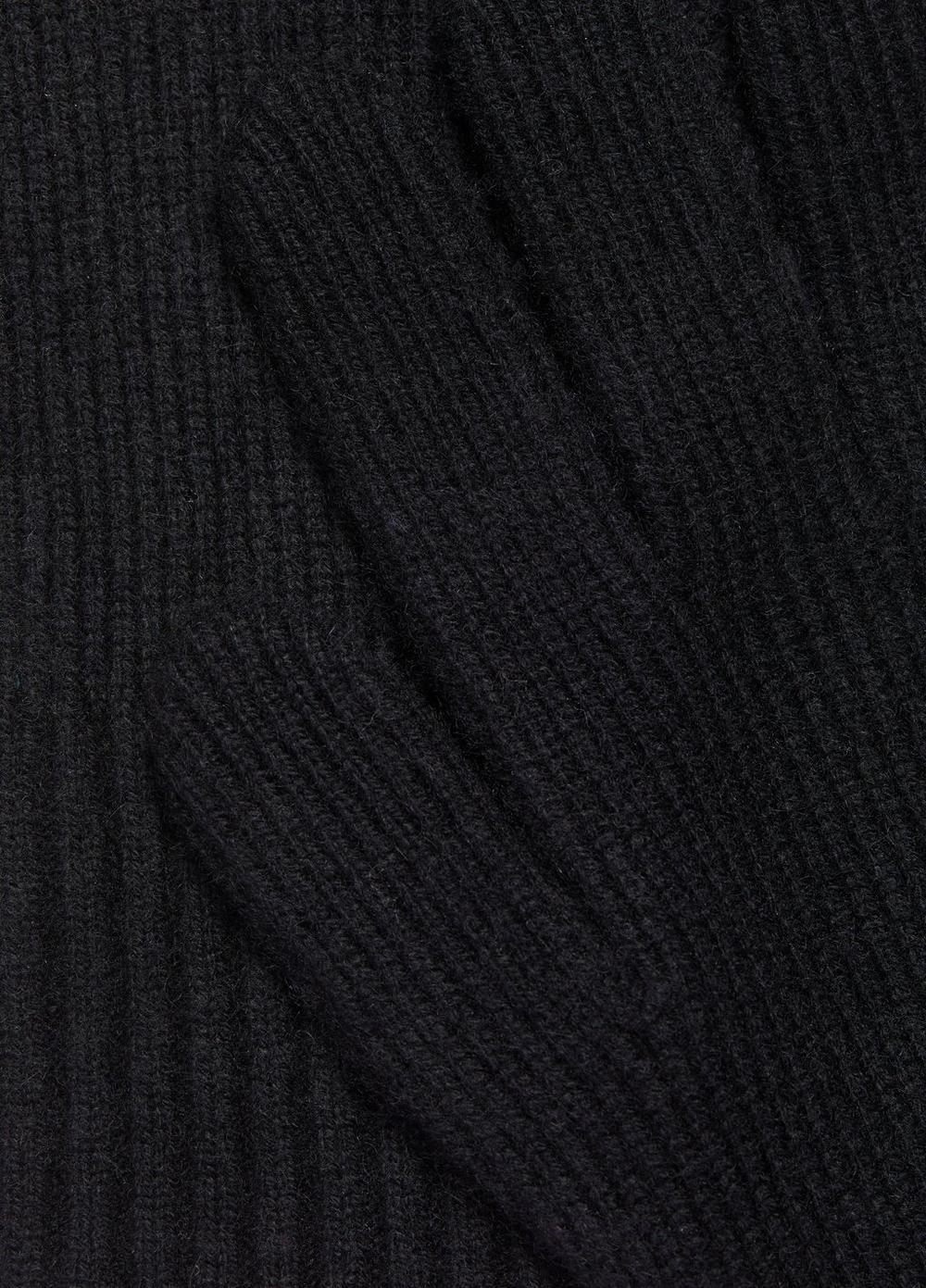 Wool-Cashmere Shaker-Stitch Glove Product Image