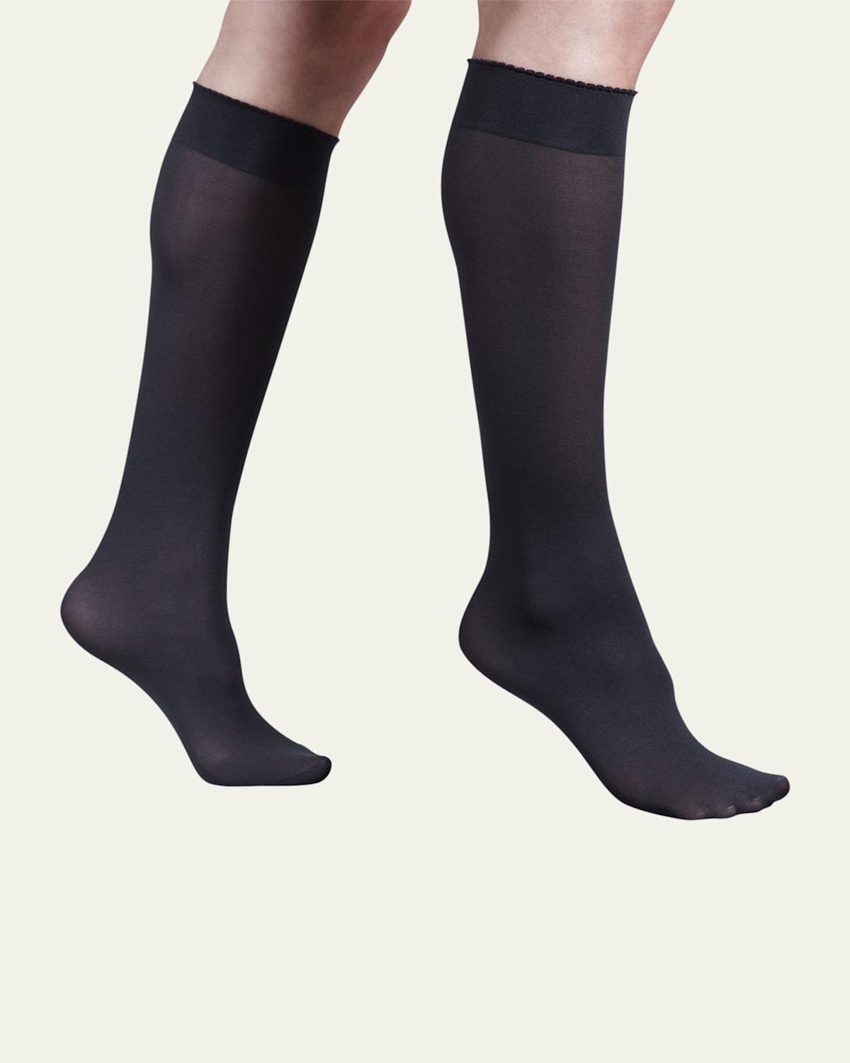 Wolford Velvet De Luxe Knee High Socks Product Image