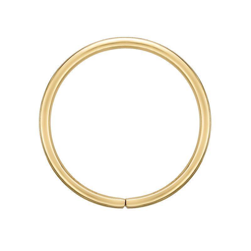 Lila Moon 14k Gold 10 mm Hoop Nose Ring, Womens, 14k Yellow Gold Product Image