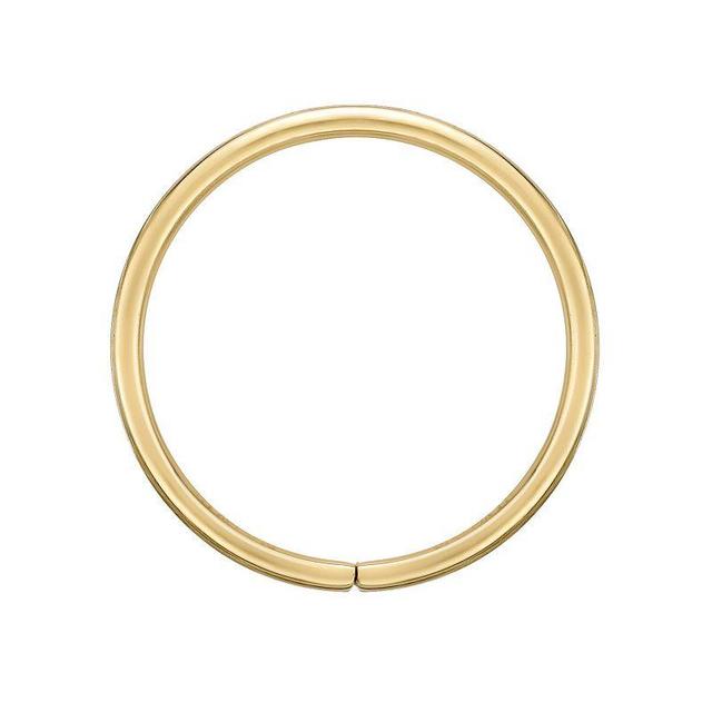 Lila Moon 14k Gold 10 mm Hoop Nose Ring, Womens, 14k Yellow Gold Product Image