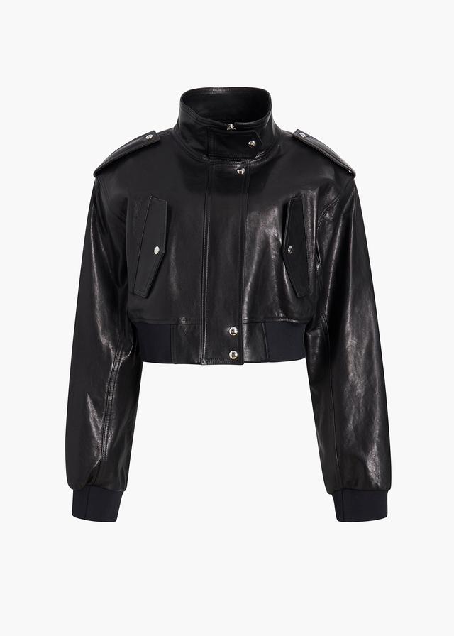 Kember Jacket in Black Leather Product Image