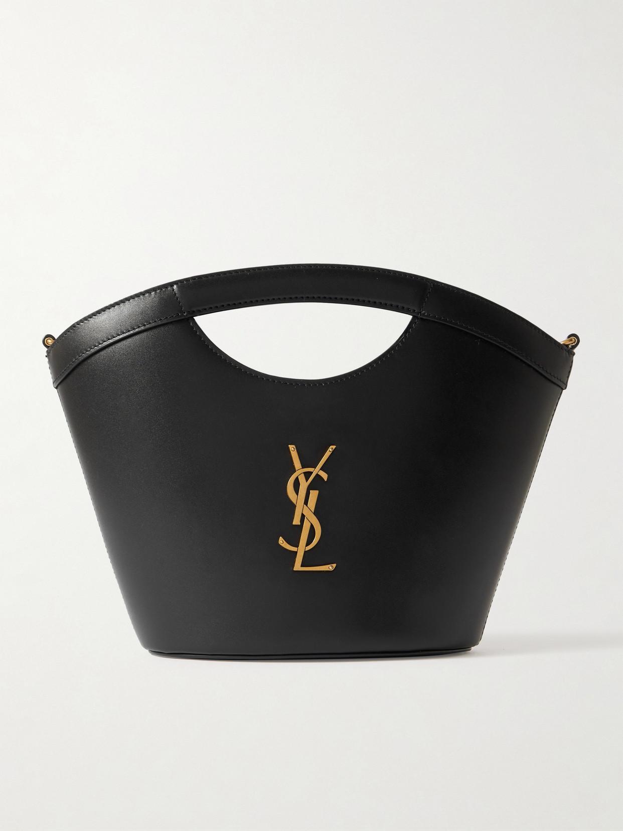 SAINT LAURENT Embellished Leather Tote In Black Product Image