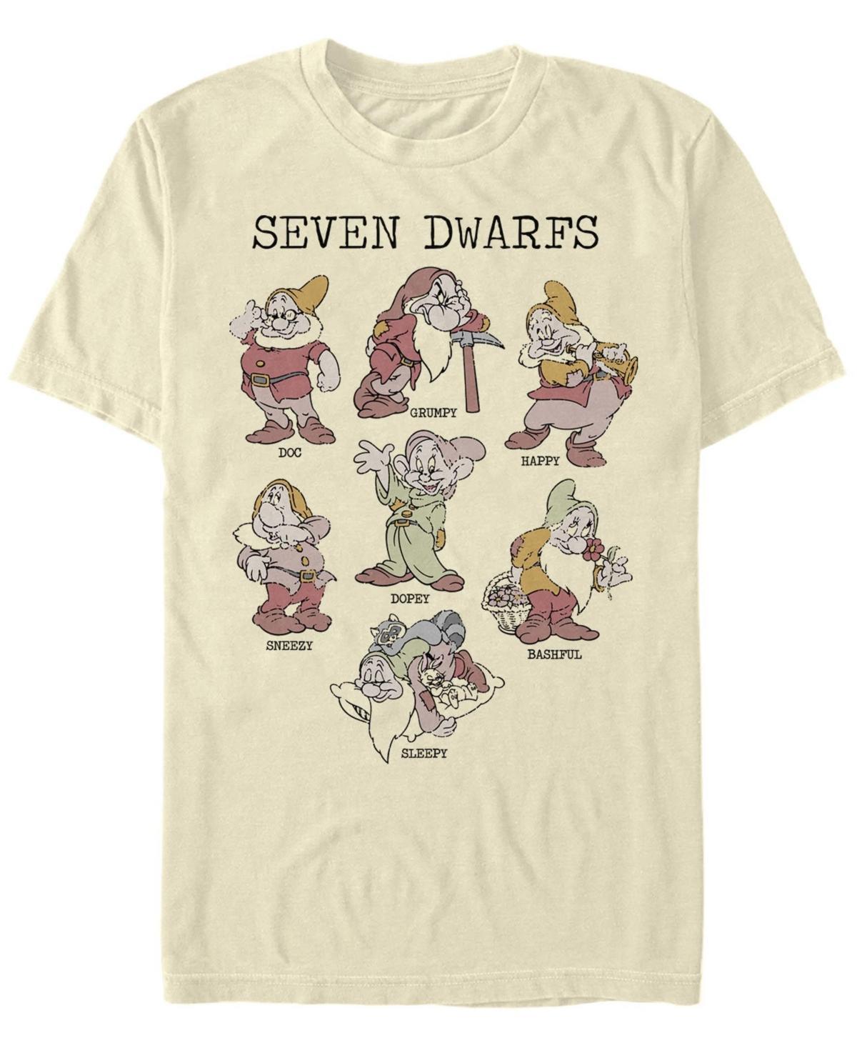 Disneys Snow White Seven Dwarfs Portraits Mens Tee Product Image