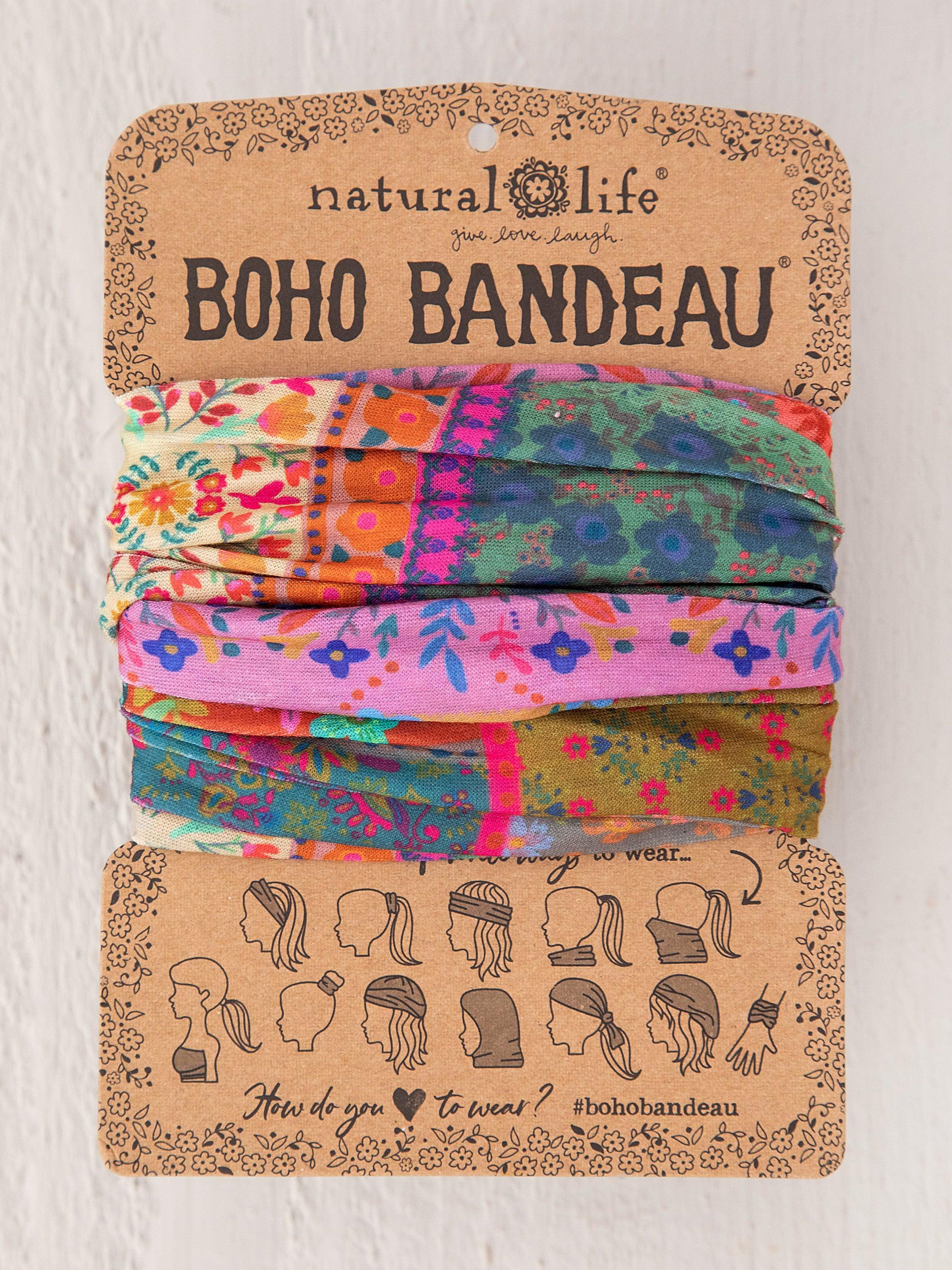 Full Boho Bandeau® Headband - Multi Patchwork Product Image