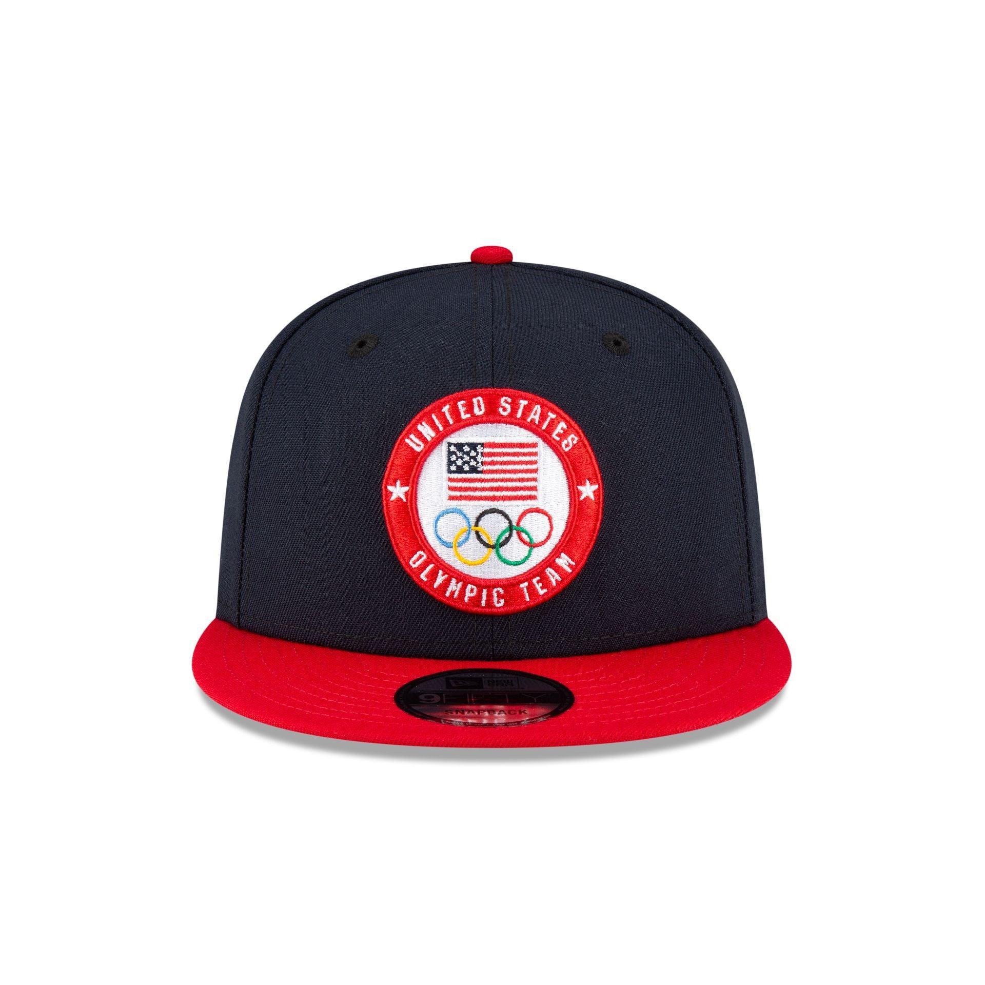 Team USA Navy 9FIFTY Snapback Hat Male Product Image