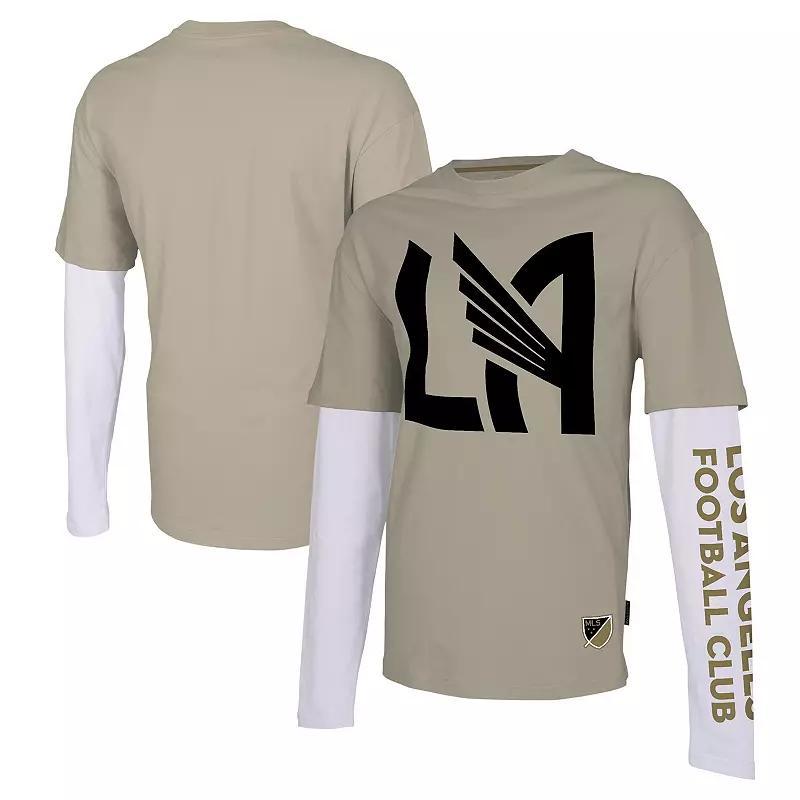 Mens Stadium Essentials Tan LAFC Status Long Sleeve T-Shirt Product Image