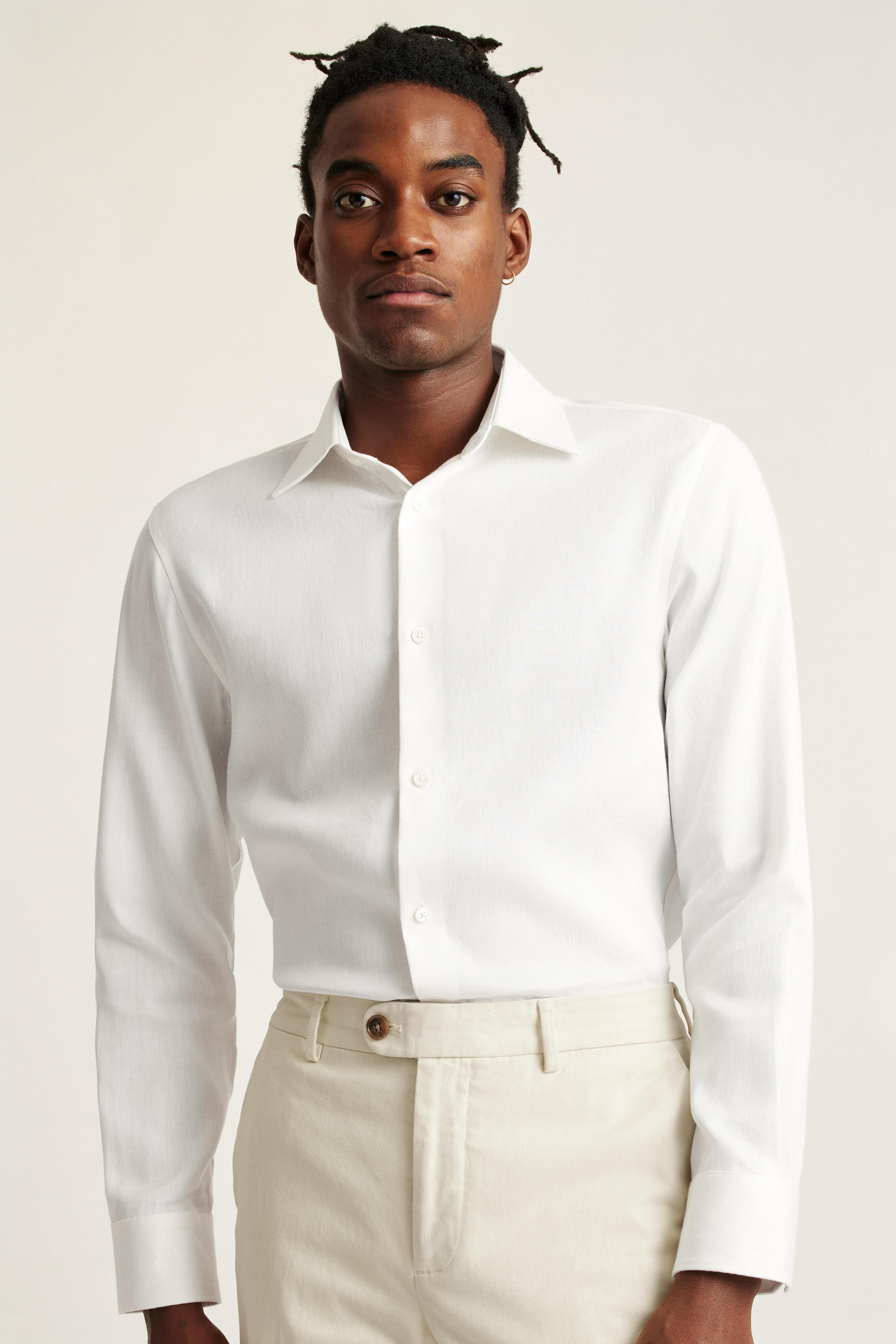 Jetsetter Premium Linen Dress Shirt Product Image