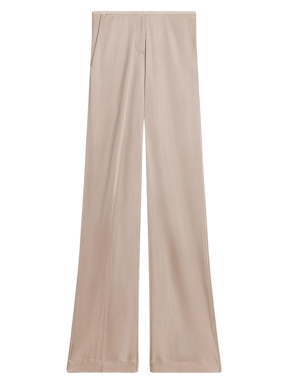 Womens Mid-Rise Straight-Leg Pants product image