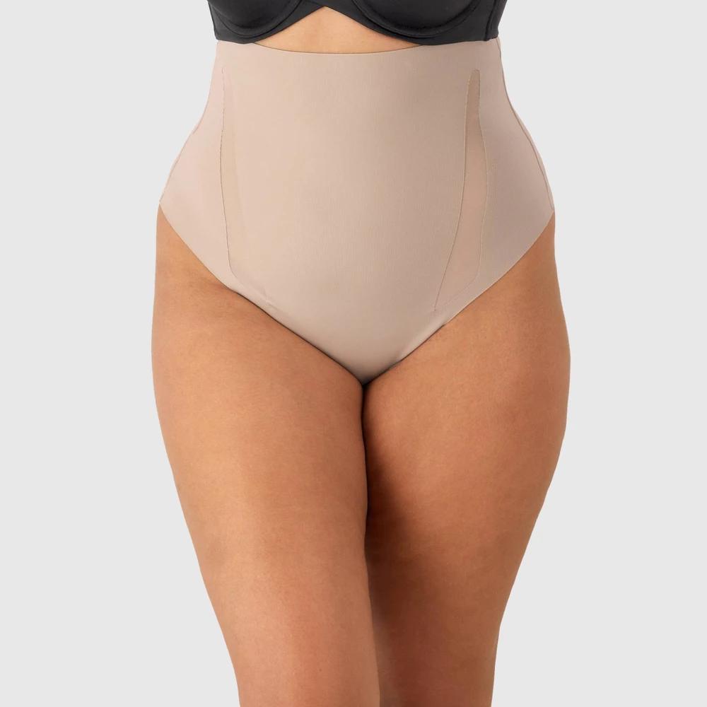 Maidenform Womens Modern Sculpts Ultra Firm Thong SES200 - Evening Blush XXL Product Image