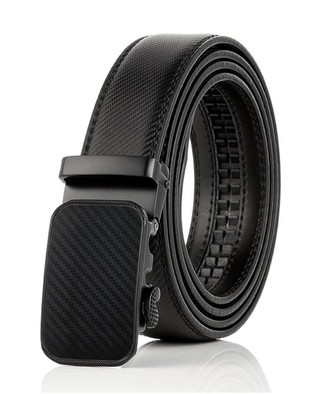 Mens Blocks Leather Ratchet Belt Product Image