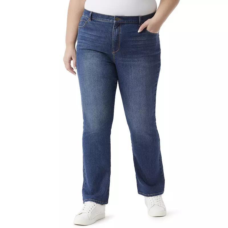 Plus Size Gloria Vanderbilt Amanda Original Boot Cut Jeans, Womens Product Image