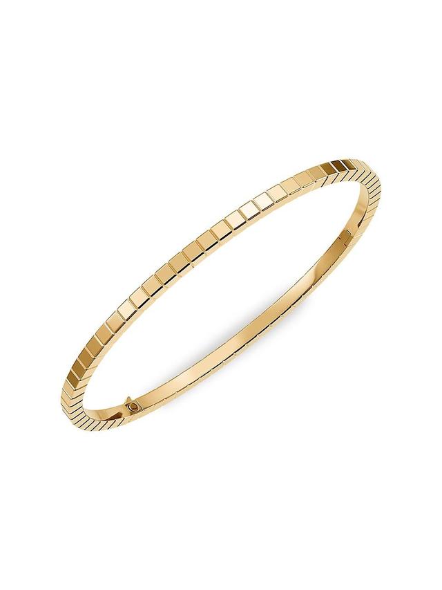 Womens Ice Cube 18K Yellow Gold Bracelet Product Image