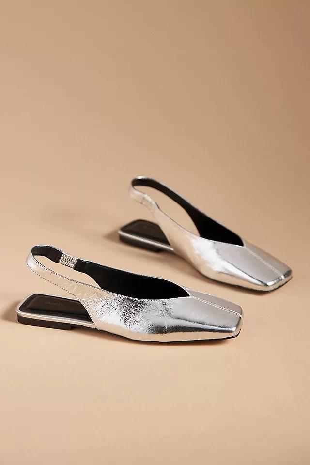 Maeve Square-Toe Slingback Flats Product Image