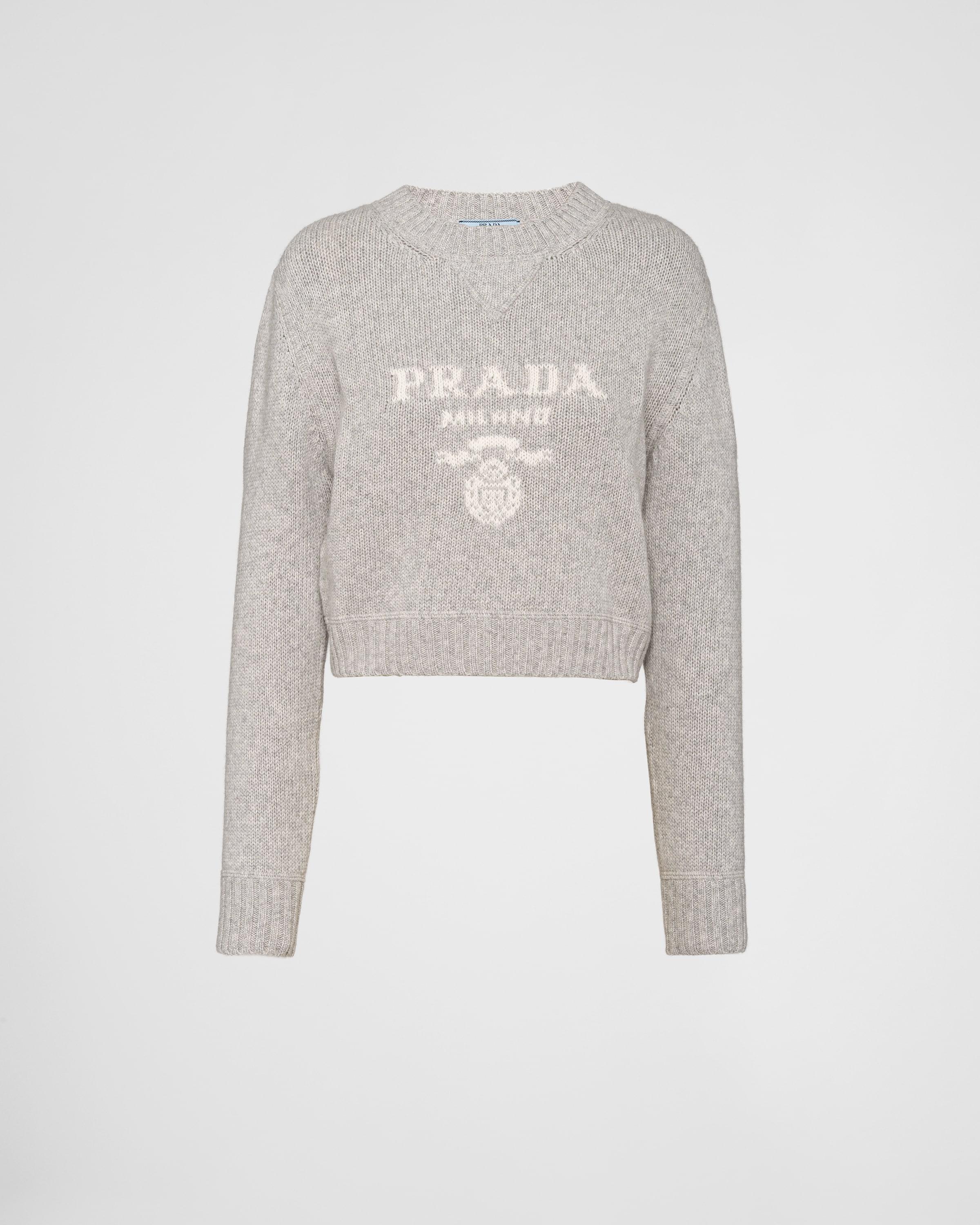 Wool and cashmere crew-neck sweater Product Image